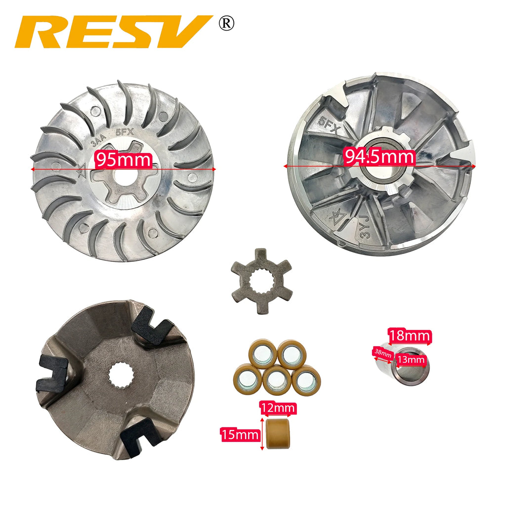 RESV for yamaha JOG50 Zuma50 BWS50 AEROX50 AXIS50 NITRO50 Variator Drive Face Pulley Assy.