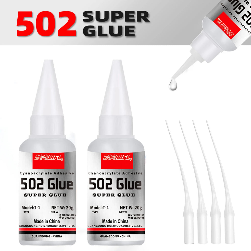 Super Glue , Super Fast, Thin  Strong Adhesive Superglue, Cyanoacrylate Glue for Hard Plastics, DIY Craft, Ceramics, Metal Etc