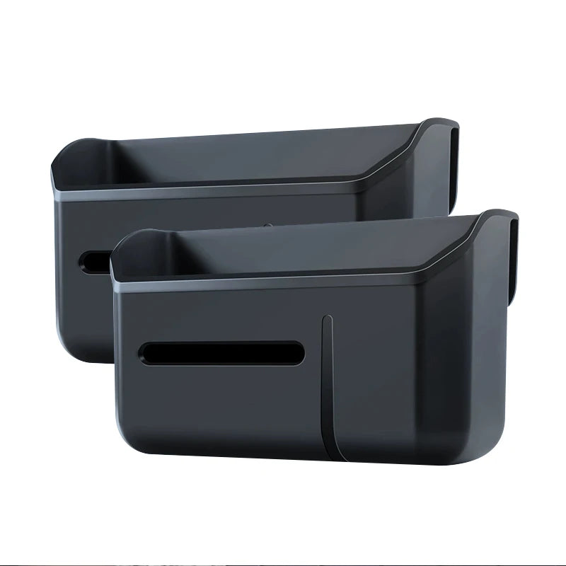 Multi function TPE Car Seat Back Storage Box For 2020-2025 Tesla model 3/Y Juniper Highland Accessories Cup Holder Garbage bin
