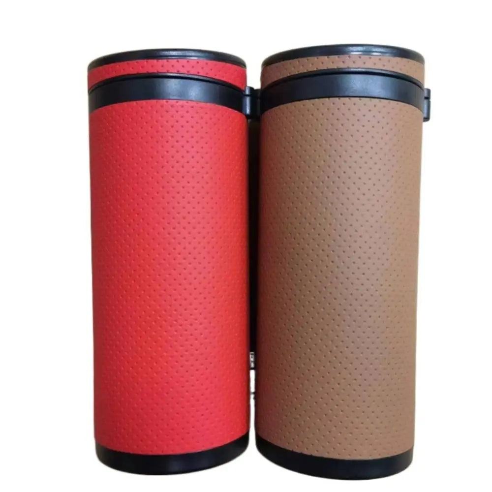 Durable Round Car Tissue Box Portable Multifunction Paper Storage Box Safety Broken Window Tissue Cup Universal