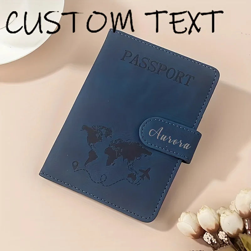Personalized Name Passport Covers, Passport Holders, Wedding Gifts for Bridesmaids and Groomsmen, Passport Wallets