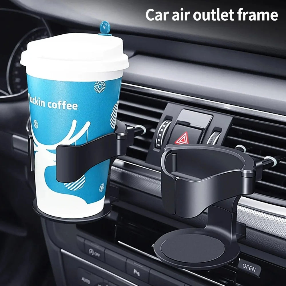 New Car Cup Holder Universal Air Vent Drink Coffee Bottle Holder Multifunctional Vehicle Cup Stand for Ashtray Rack & Drink Tray