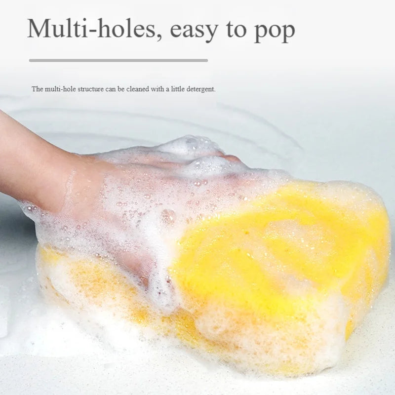 Large honeycomb structure car washing sponge high density foam suit for scratch free auto body cleaning task