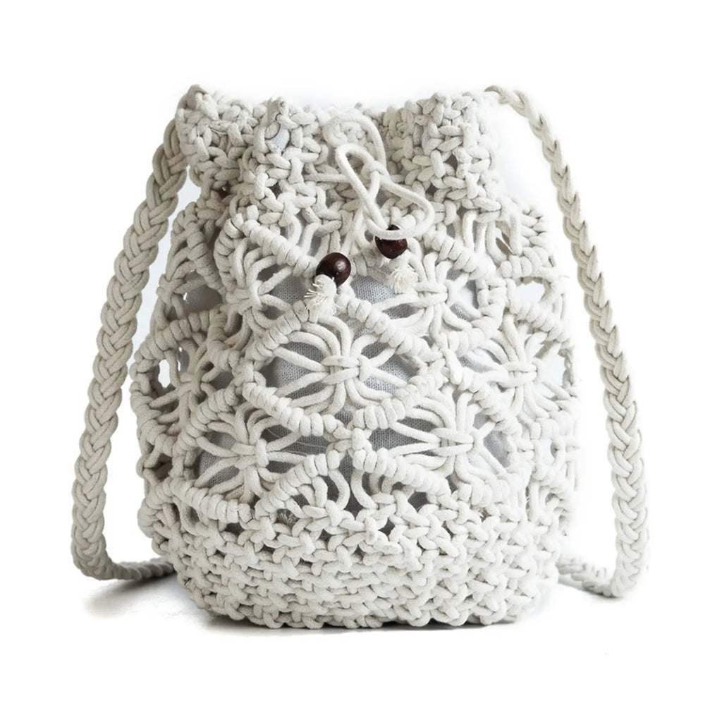New Summer Fashion Handmade Bucket Bags for Women Shoulder Crossbody Bag Female Handbag