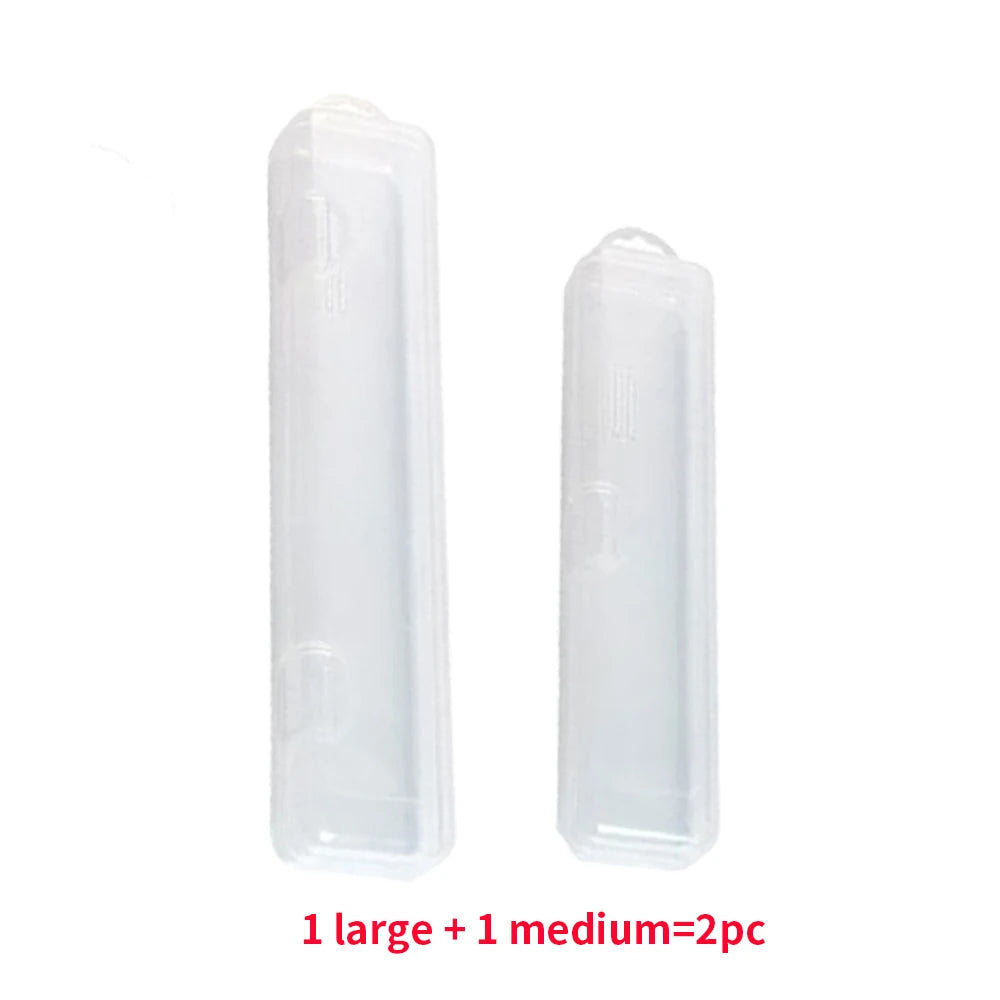 Clear Portable Toothbrush Toothpaste Case Dustproof Travel Oral Storage Box