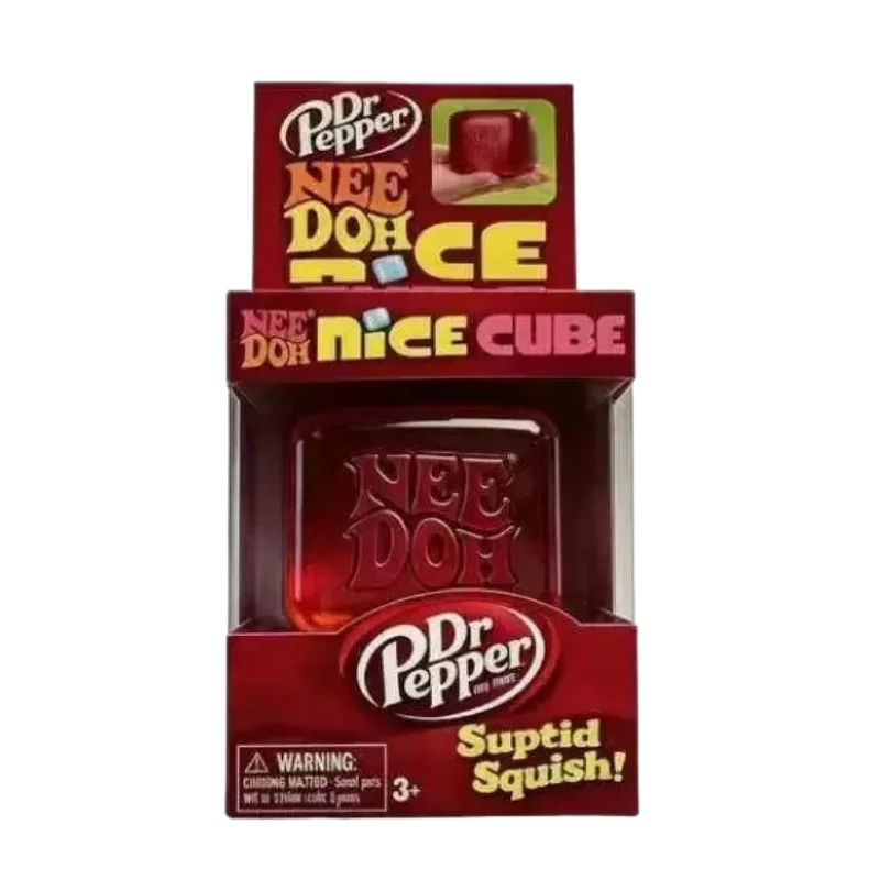 &New Needoh Nice Cube Sensory Stress Reliever Fidget Tool for Anxiety & Focus Desk Sensory Cube for Adults & Kids