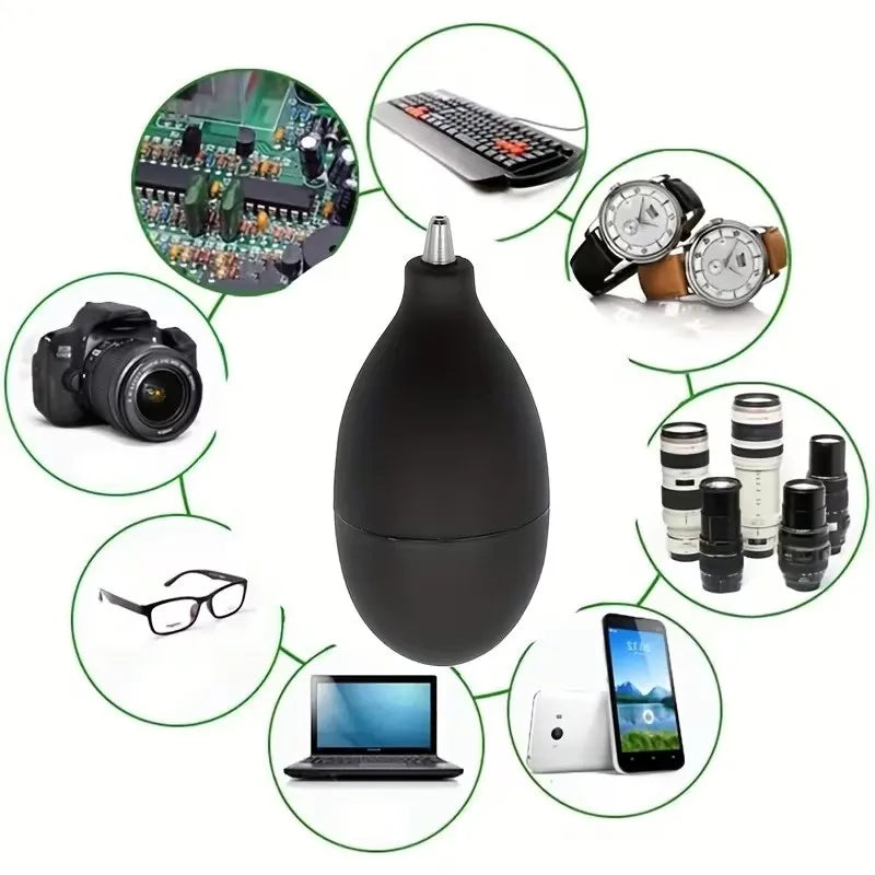 1pcs Portable Squeeze Air Blower – Dust Remover for Camera Lenses, Keyboards, Phones & Electronics