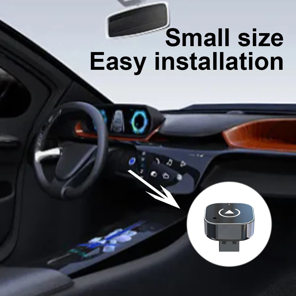 1-5pcs Wireless CarPlay & Android Auto Adapter Smart USB Dongle Auto Connect Plug Play for iPhone and Android Factory Wired Cars