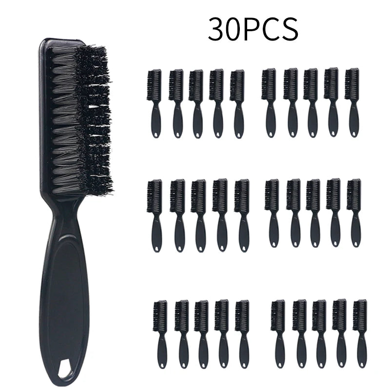 10/20/30/40/50Pcs Wholesale Plastic Soft Bristle Haircut Fading Brush Combo Set Neck Broken Hair Cleaning Dust Removal Tools