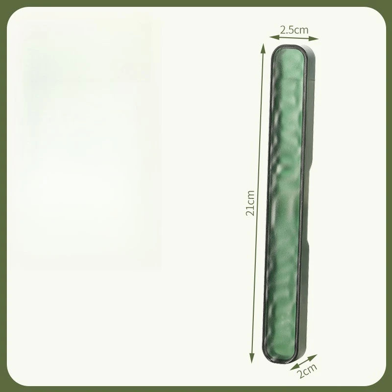 Toothbrush storage box, household carry-on water ripple travel compact portable toothpaste toothbrushes dust storage box