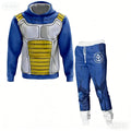 Adult Hoodie Men Sport Sweatshirts Cosplay Set Boys Men Top Casual Pants Autumn Winter Y2K Vegeta Armor Dragon Ball Z Hoodies ﻿
