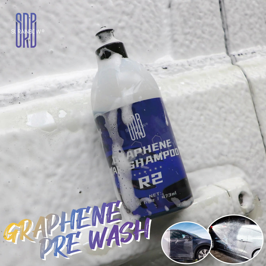 Graphene Car Wash Soap - High Foaming Graphene Infused Car Soap - Ads Hydrophobicity, Powerful Cleaner & Protection,16 oz/473 ml