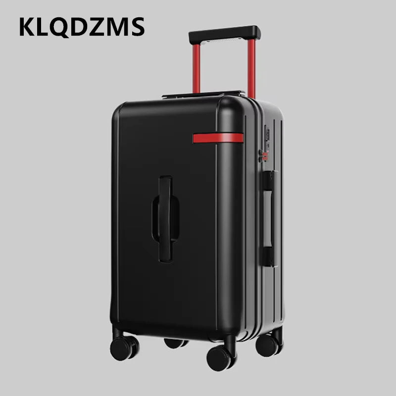 KLQDZMS The New 20-inch Luggage 24"26" Large-capacity Luggage PC Boarding Box Strong and Durable Suitcase with Wheel Suitcase