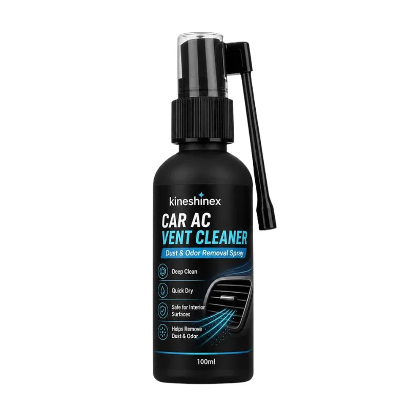 Car AC Vent Cleaner Spray Deep Dust Odor Removal Quick Dry Long Nozzle Air Conditioner Vent Cleaning Agent Auto Interior Care