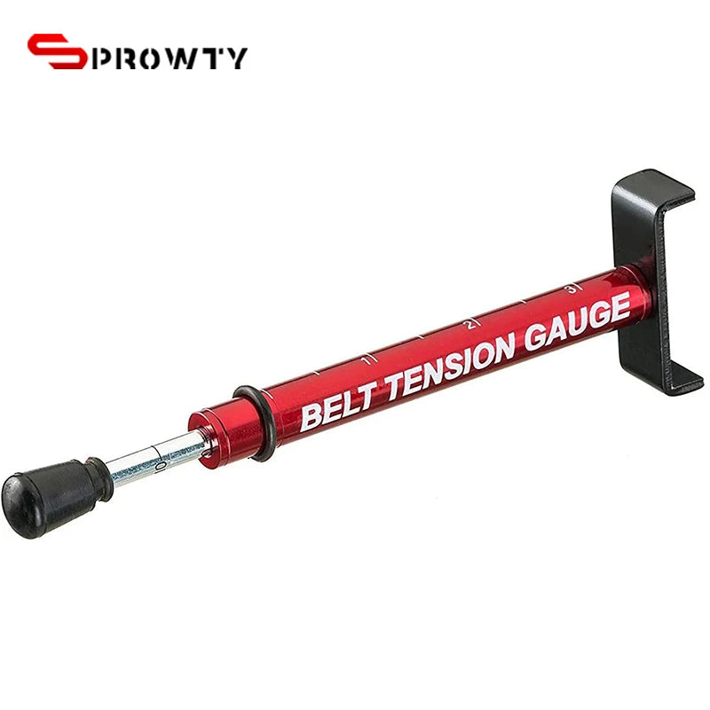 SPROWTY Belt Tension Gauge 10LbS Specification with L Shaped Pad, Belt Gauge Adjustment Tool for Motorcycle Belt Replacement
