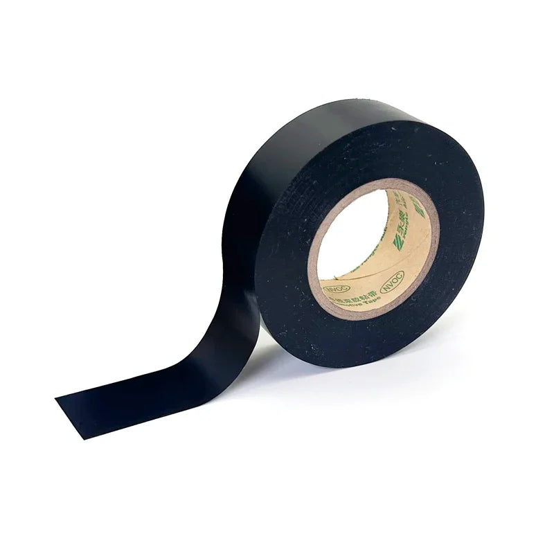 30M/Rolls x Width 19mm Black heat-resistant PVC Electrical Tape Waterproof Insulating Protection for Sealing Wires Cable Tape