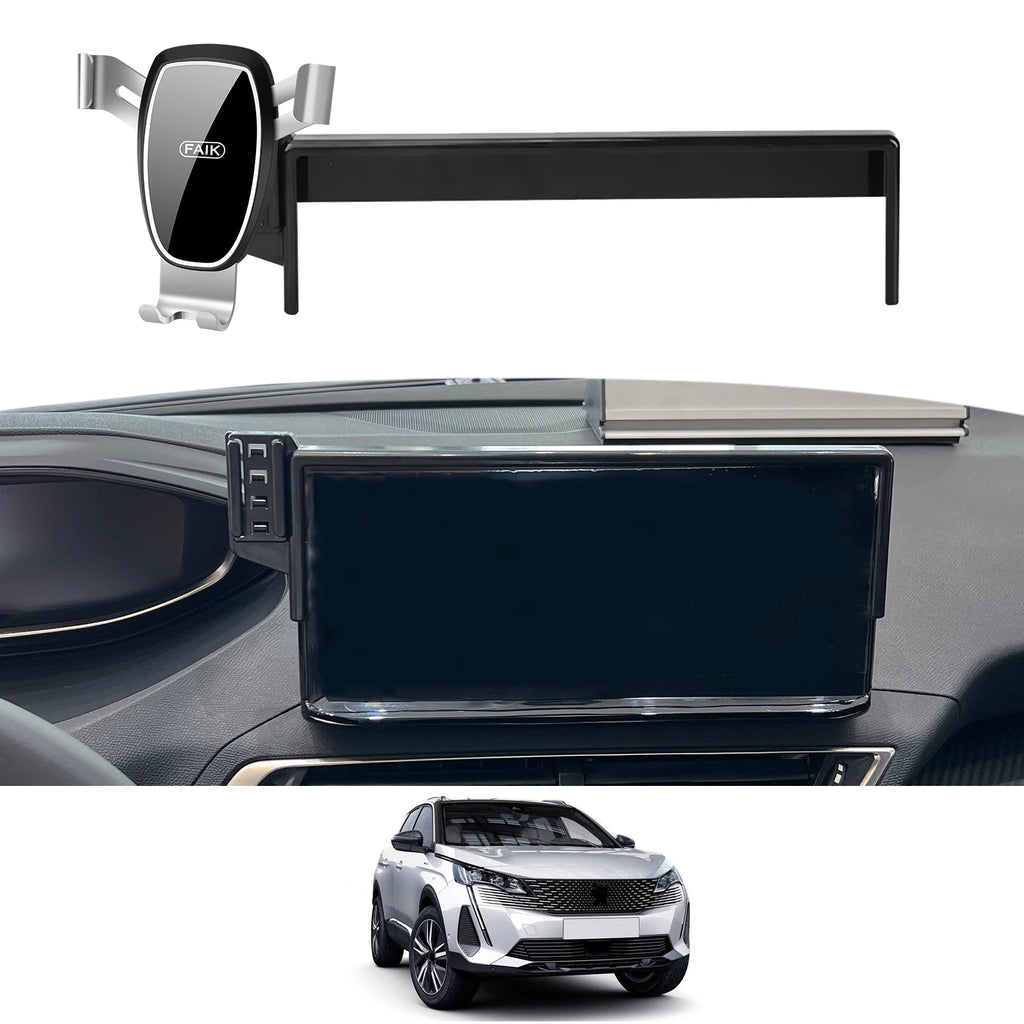 Car Phone Holder for Peugeot 3008 2021-2023 GPS Bracket Navigation Stand Auto Accessories