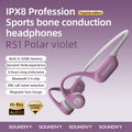 SOUNDIVY RS1 Open Bone Conduction IPX8 Waterproof Swimming Earphones 32GB Memory Ear Hanging Earphones