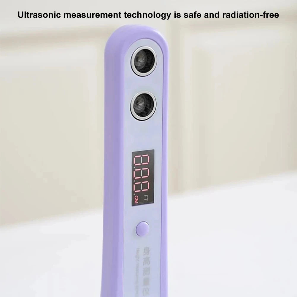 Ultrasonic Digital Height Measuring Ruler High Accuracy Portable Height Measuring Device Electronic Height Ruler for Children