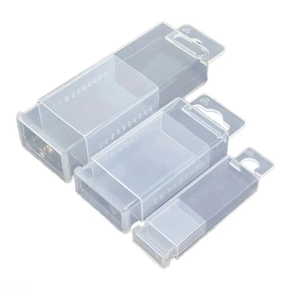 1/2/3 Pcs Tool Parts Storage Lucency Box Rectangular Telescopic Box Tool Packaging Drill Bit Specific Storage Box