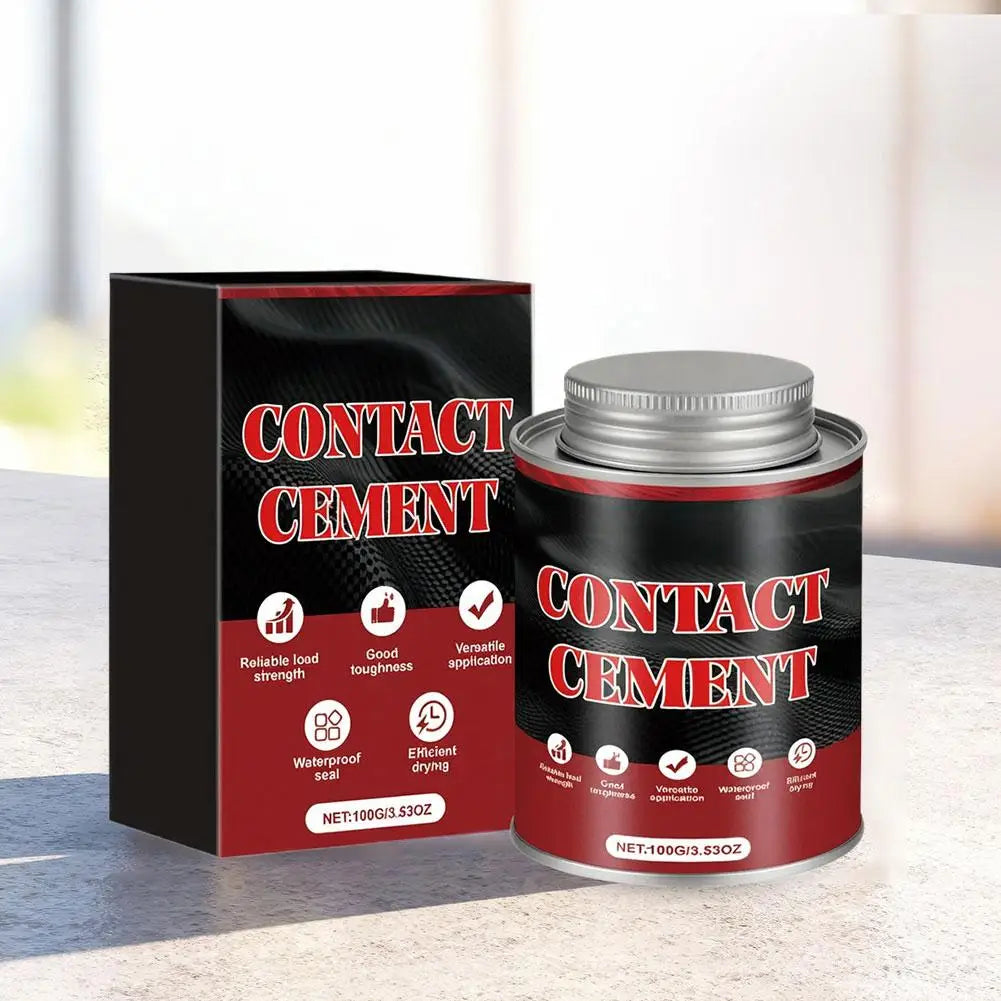 100g Fast Drying Contact Cement Adhesive Waterproof Durable High Toughness Efficient Drying Adhesive For Multi-Material Repairs