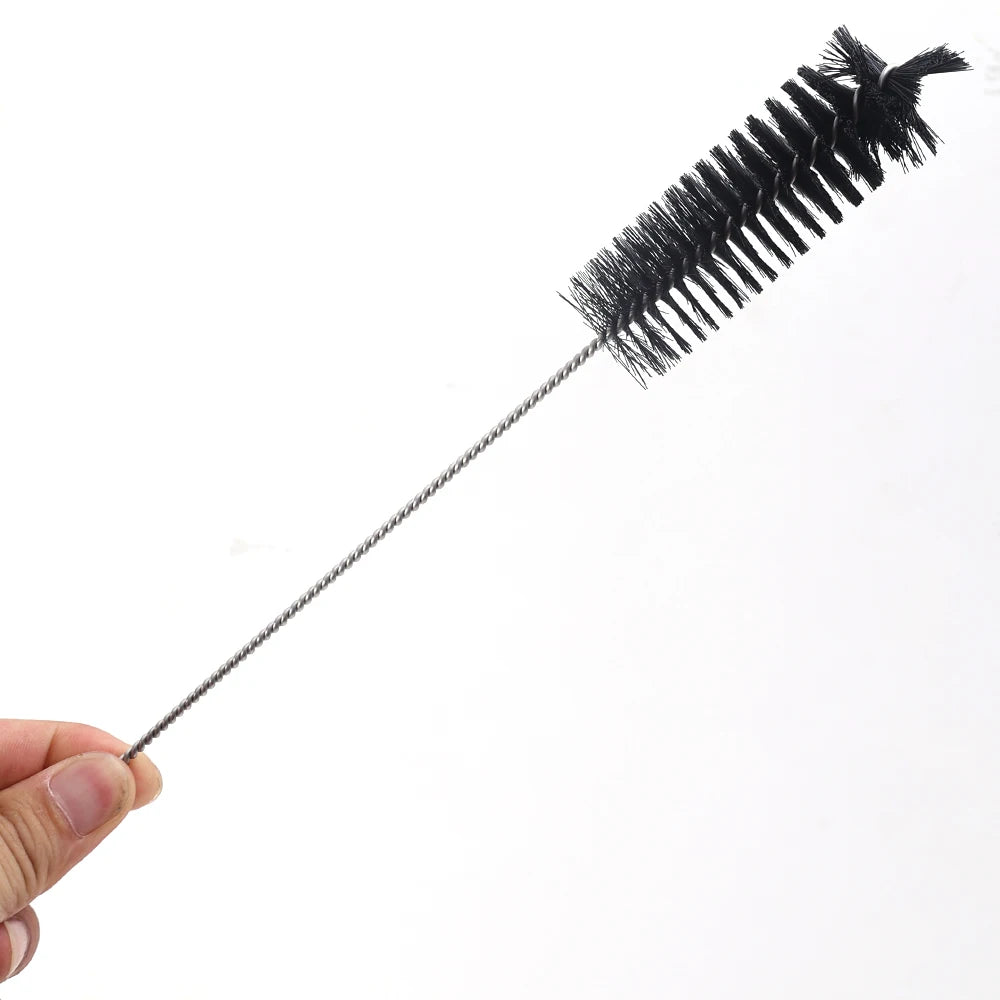 27cm Car Cylinder Cleaning Brush 3cm Diameter Nylon Engine Piston Carbon Deposit Remover Tool for Power Drill Anti Wear Bristles