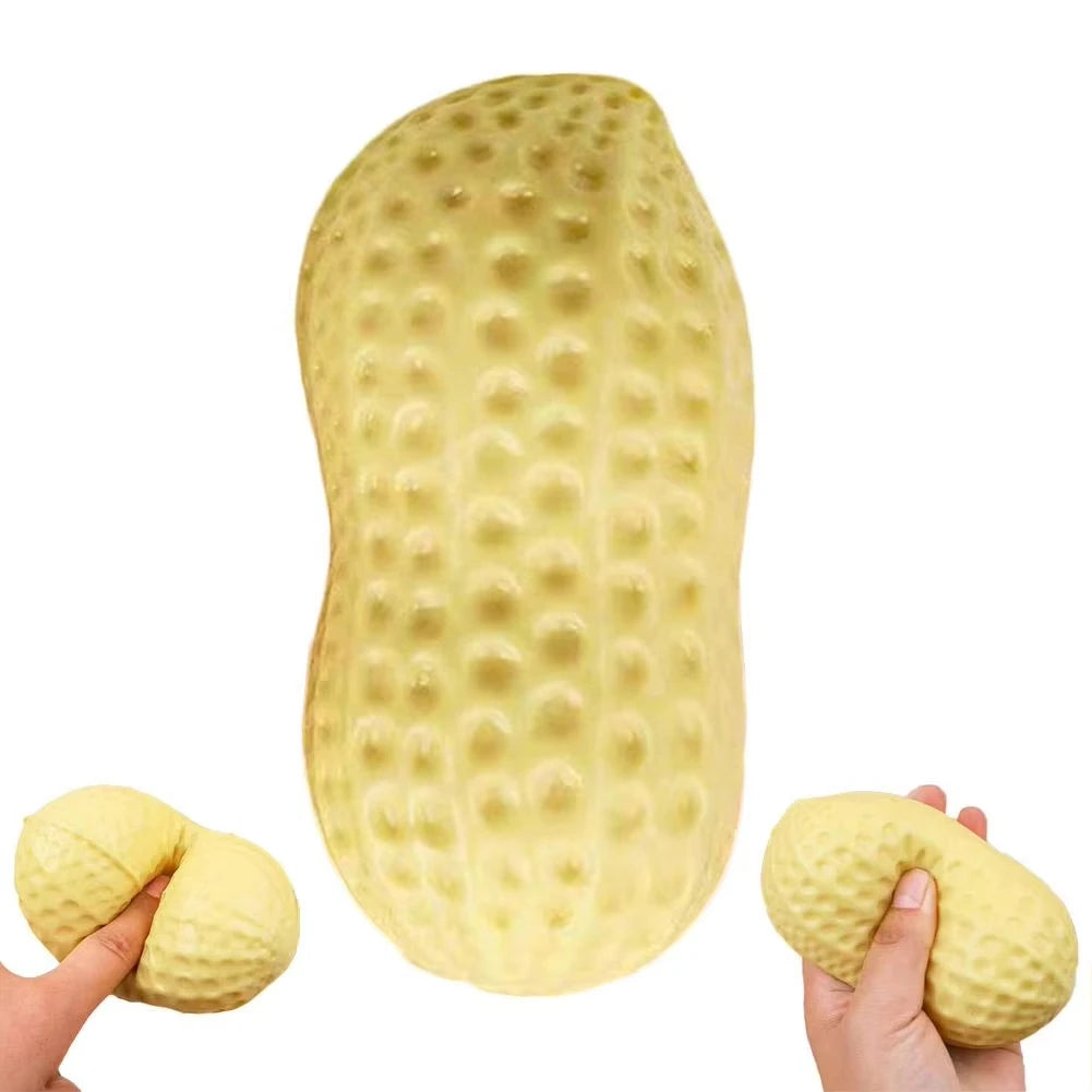 Squishy Toys Peanut Model Stress Relief Soft Butter Texture Squishies Fidget Tool Anti-Stress Gift Kids Adults Birthday Favor