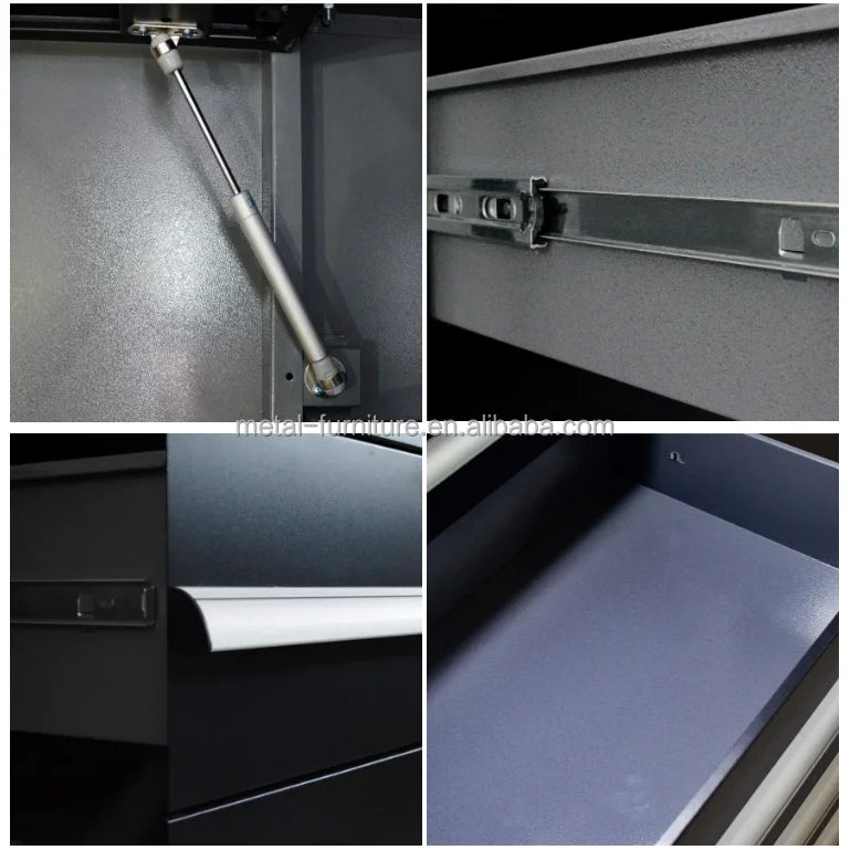 Multi-Purpose Workshop Garage Storage for Heavy-Duty Workbenches, Modular Workstations, and Workshop Tool Cabinets