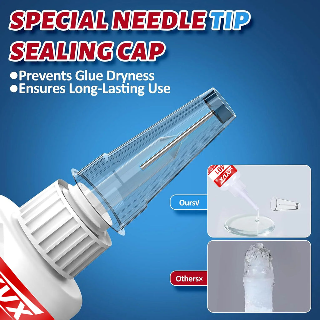 Super Glue All Purpose CA Glue Clear, Superglue Instant Cyanoacrylate Adhesive for Ceramic Glass Wood Plastic 3D Printer Metal .