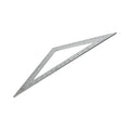 Stainless Steel Triangle Ruler With Dual Measurement System 90 Degree Angle Ruler Square Woodworking Tools