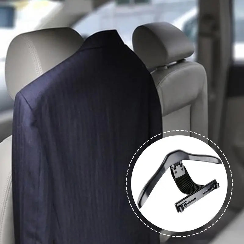 Universal Shrankable Car Coat Hanger Cloth Hook Interior Accessories Parts Auto Clothes Hanger Jackets Suits Holder Rack 21x45cm