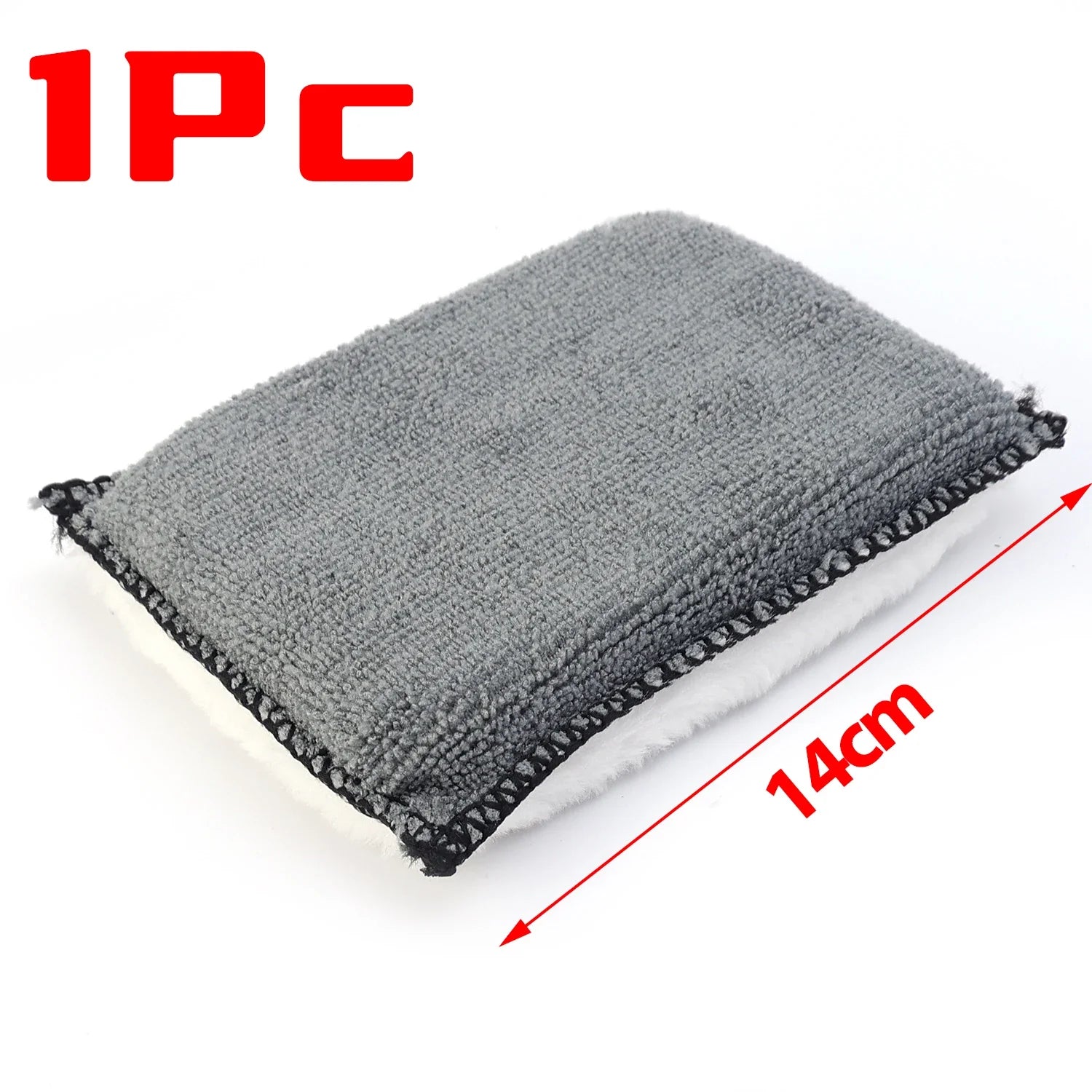 Car Wash Sponge for Removing Stains Dust Lint Polyester Car Care Tool 1–5 Pieces Double-Sided Cleaning Sponge Soft Microfiber