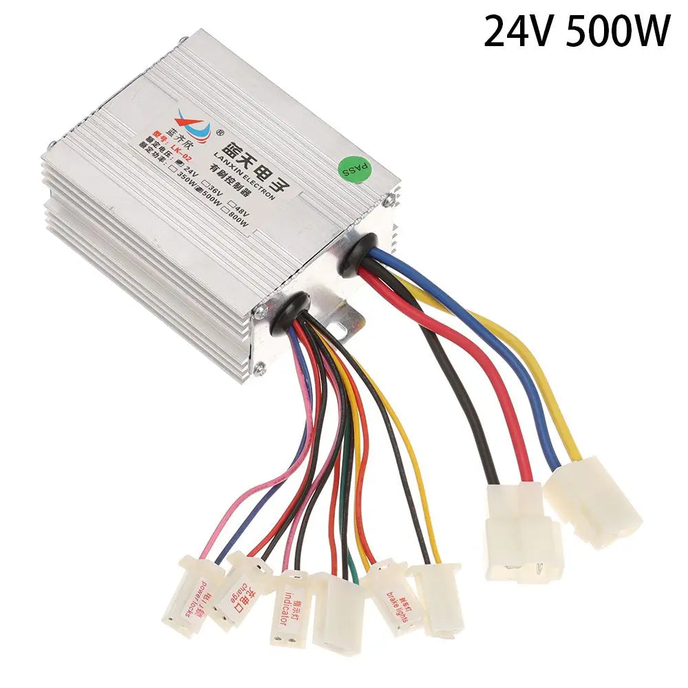 E-bike Accessories 24V/36V/48V Electric Bicycle Parts Bicycle Controller Brushed Controller Electric Bike Motor