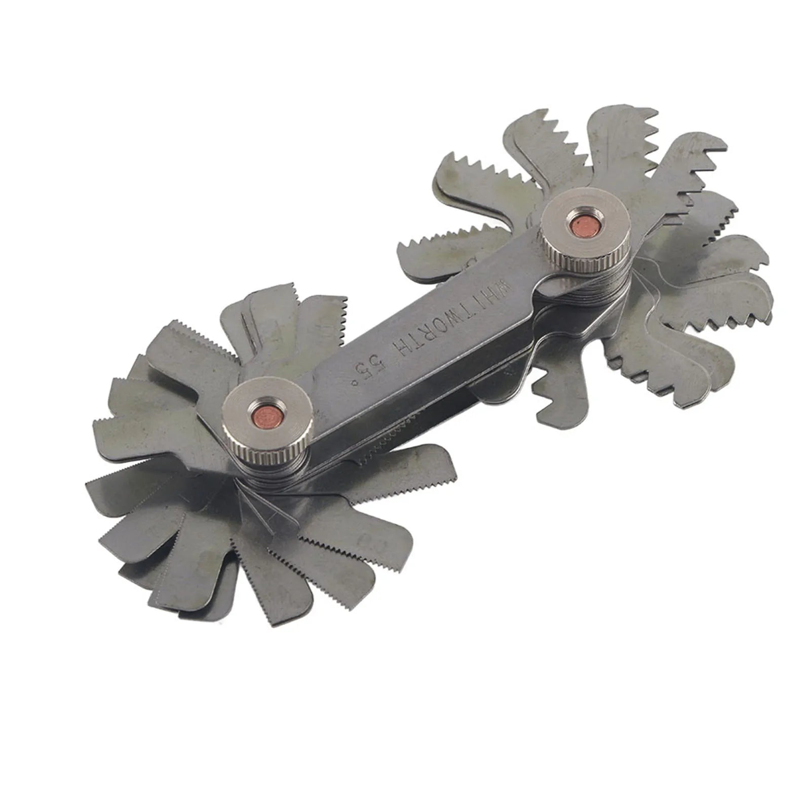 Thread Measuring Gage 51/ Stainless Steel Thread Plug Gage 60 and 55 Degree Screw Pitch Measuring Tool Thread Measuring