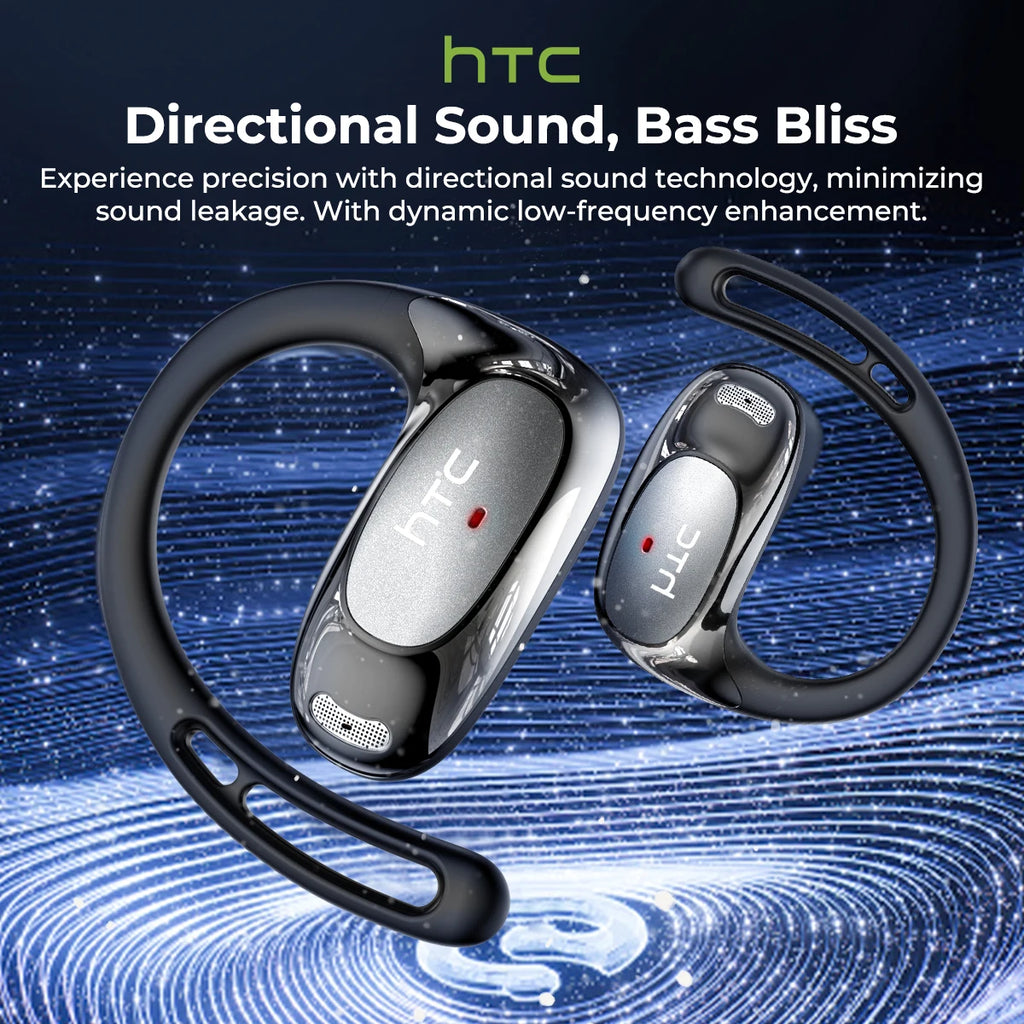 Bluetooth Auricles HTC NE35 2026 AI Real-Time Language Translator Earbuds 134 Languages BT6.0 IPX5 90H Battery Wireless Headset