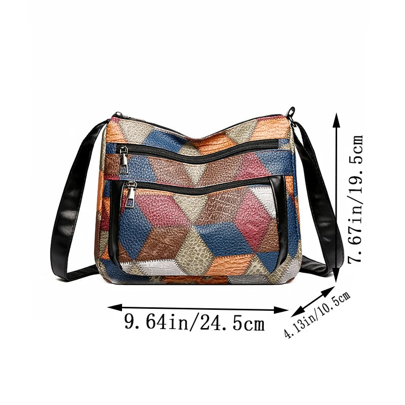 Multi-Functional Bag, Can Be Worn Diagonally or on One Shoulder, Suitable for Daily Use, Travel, with Adjustable Shoulder Straps