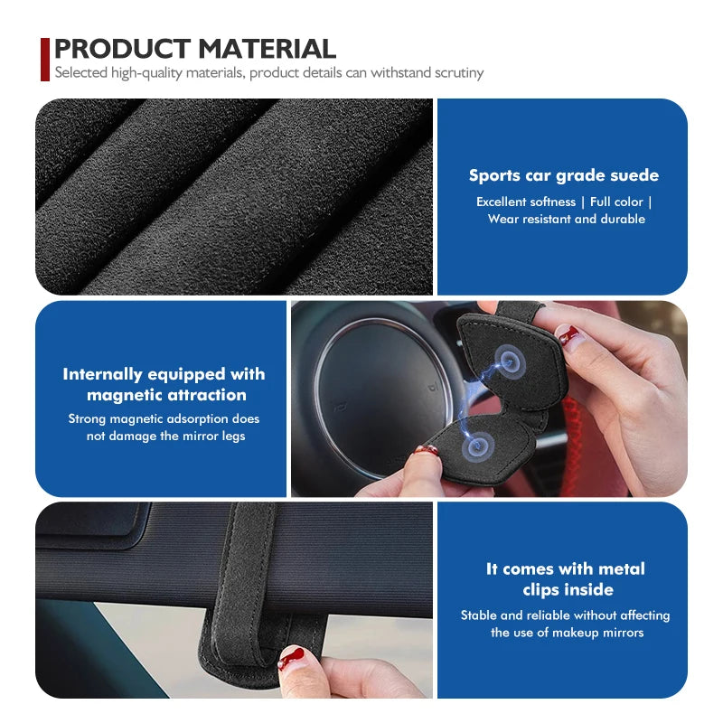 Car Eyeglass Holder Sun Visor Glasses Storage Clip For GAC MOTOR Trumpchi Aion S Aion Y AION V iA5 GS4 GS5 GS8 GA4