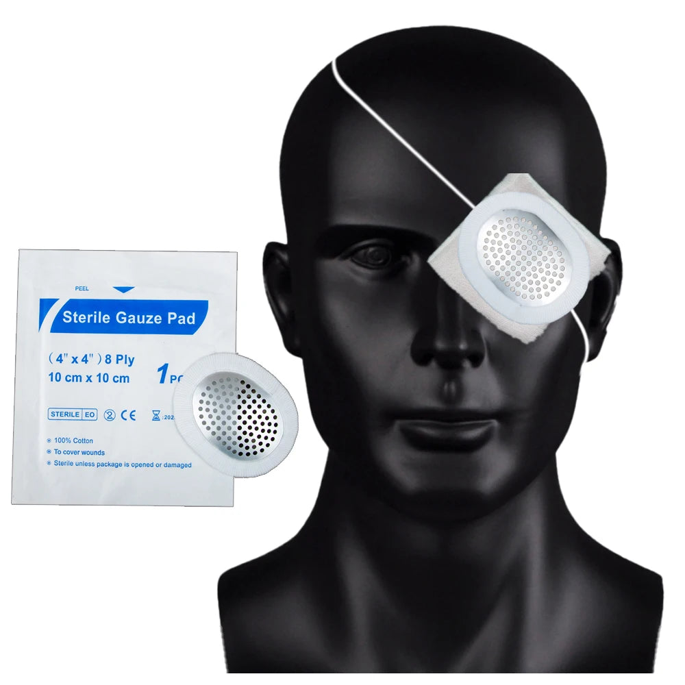 Sanke Rescue Eyes Shield Aluminum Aloy Placed Over Injured Postoperative Eye Emergency Survival Kit for First Aid Kit Ifak Edc