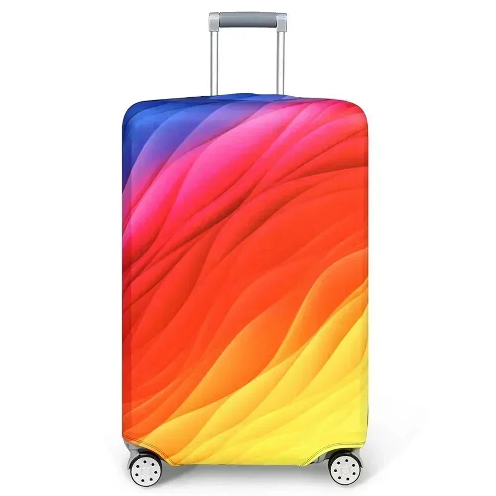 Luggage Cover Luggage Compartment Stretch Fabric Suitcase Protector Baggage Dust Case Cover for18-32 Inch Durable Travel Case