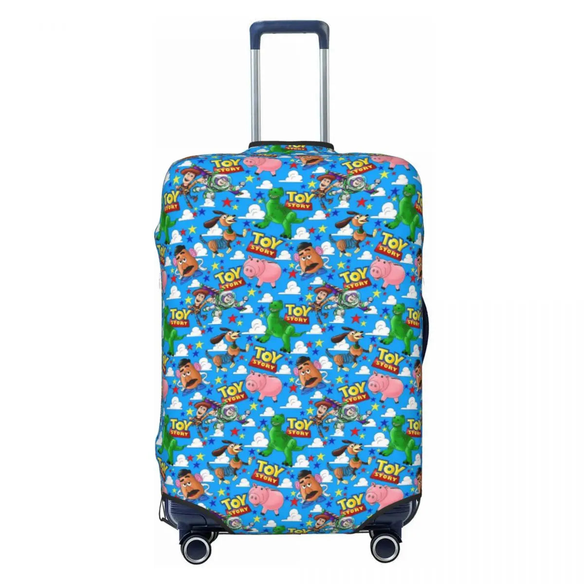 Custom T-Toy Cartoon S-Story Cartoon Travel Luggage Cover Dust Proof Suitcase Cover Protector Fit 18-32 Inch