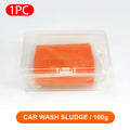 SEAMETAL Clay Bar Detailing Auto Car Clean Wash Cleaner Sludge Mud Remove Magic Blue Orange 100g Car Cleaning Accessories