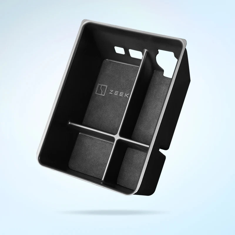 For ZEEKR 001 Center Control Storage Box Storage Box Shelf Armrest Box alcantara suede Interior Car Supplies