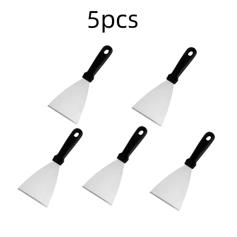 Stainless Steel Metal Griddle Spatula Hamburger Scraper Pancake Great for BBQ Grill