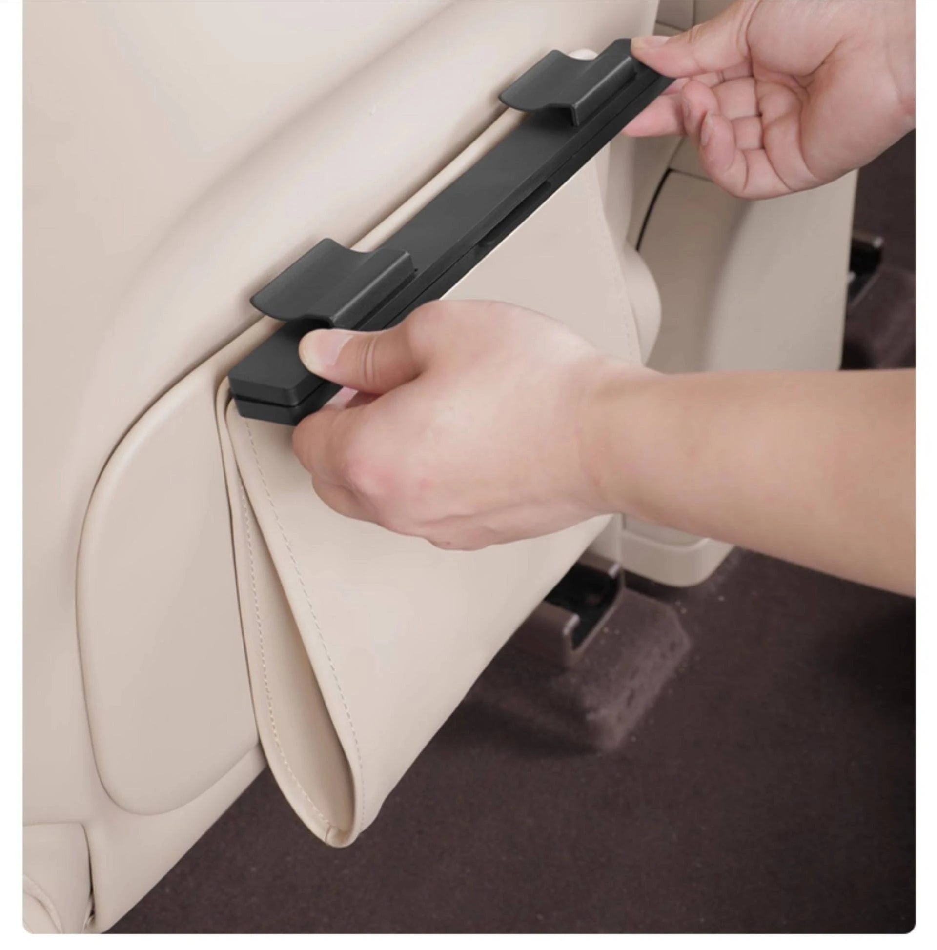 Car garbage bag backrest magnetic suction garbage bin hanging storage bag car supplies rear storage cleaning bag