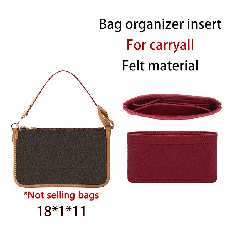 Bag organizer insert For carryall S durable fashion bag support storage inner modification bag accessories