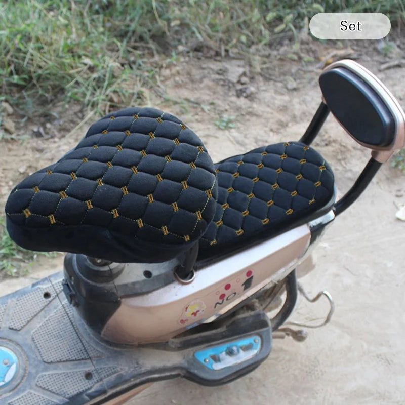 Electric Bicycle Seat Cover Battery Car Bicycle Universal Seat Cover Comfortable Thickening Cover