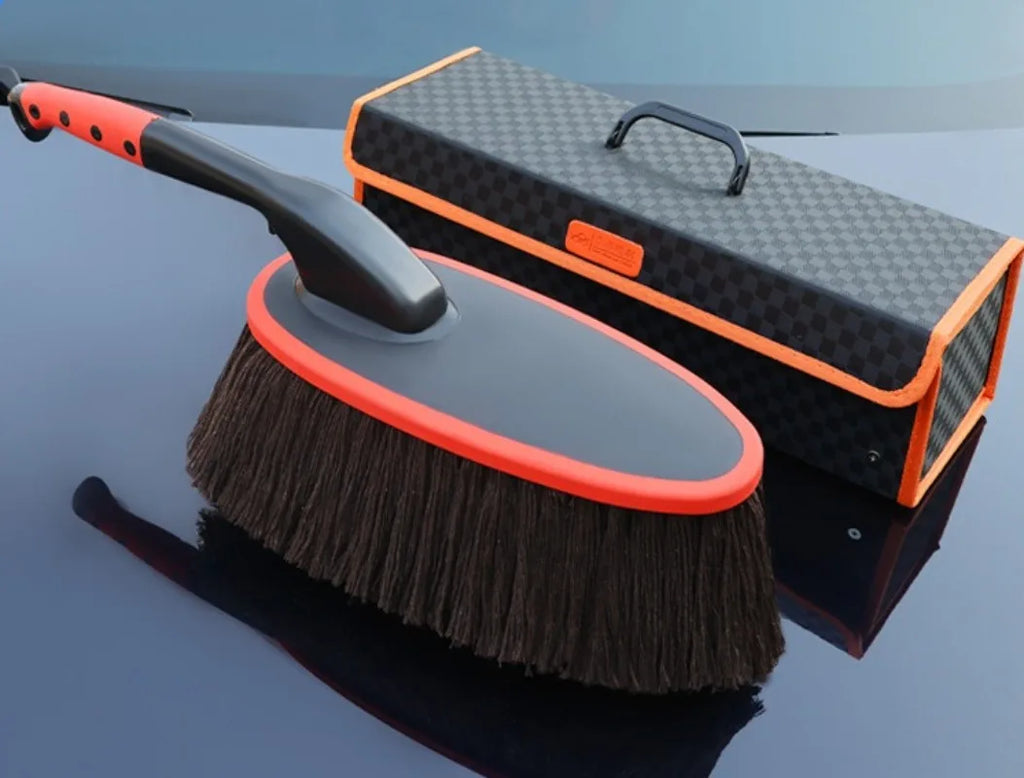 Rotating Wax Brush Car Dust Duster Car Mop Car Dust Brush Cleaning Tools Essential Supplies Car Brush