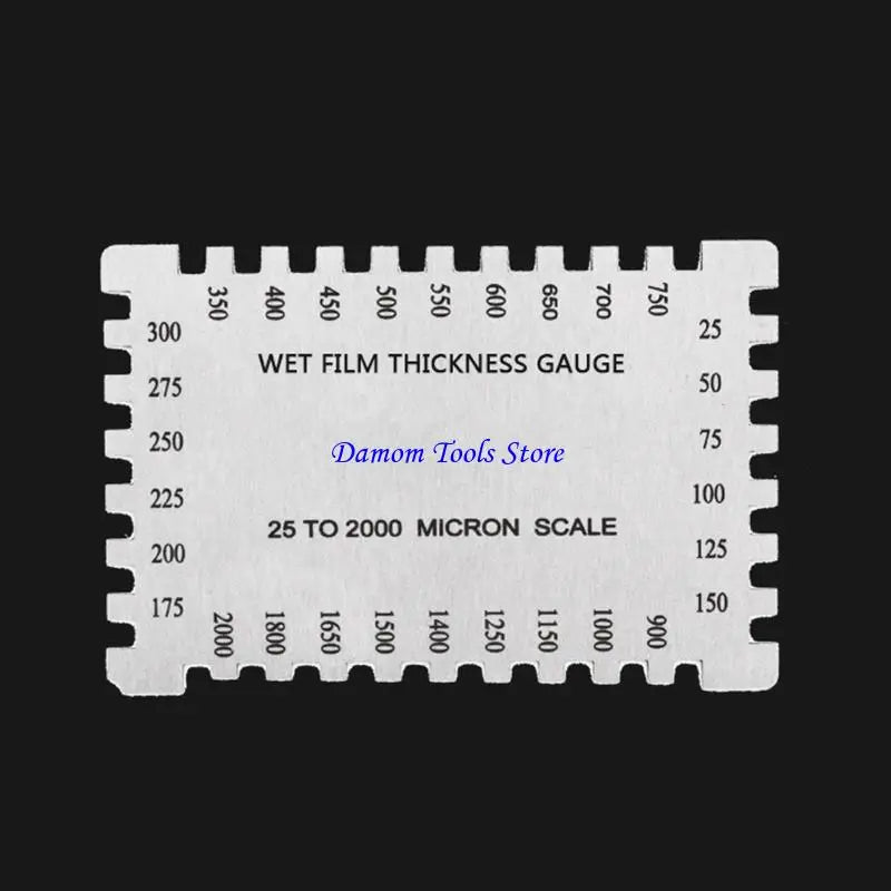 57BE Accuracy 0.05mm Thickness Gauge Wet Film Comb Mil Scale for Paint Vanish Thick