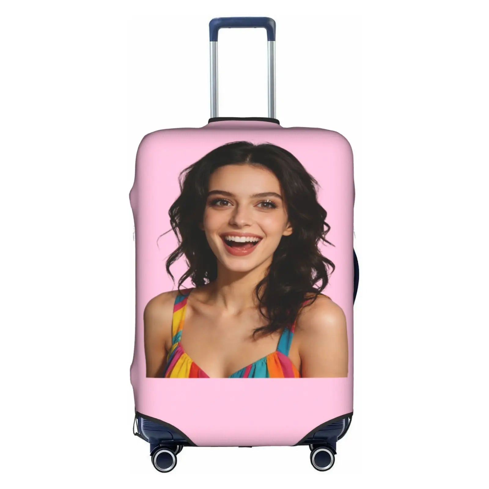 Customize Text Luggage Cover Elastic Your Design Here Travel Suitcase Protective Covers Suit For 18-32 inch