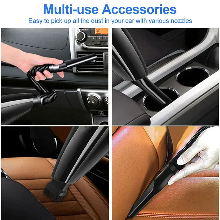 2000000PA 120W Wireless Car Vacuum Cleaner Multifunctional Portable High-Power Suction Blowing Integrated Cleaning Tool